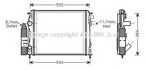 AVA QUALITY COOLING RTM323 модуль охлаждения