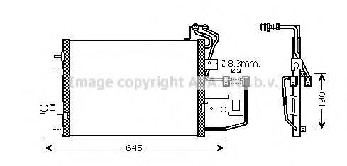 AVA QUALITY COOLING SA5015 Конденсатор, кондиционер