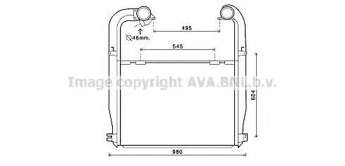 AVA QUALITY COOLING SC4028 Интеркулер