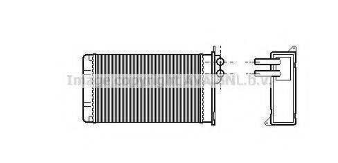 AVA QUALITY COOLING ST6025 Теплообменник, отопление салона