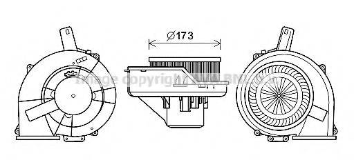 AVA QUALITY COOLING ST8047 Электродвигатель, вентиляция салона