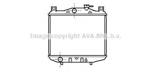 AVA QUALITY COOLING SU2007 Радиатор, охлаждение двигателя