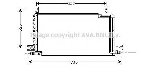 AVA QUALITY COOLING SU5024 Конденсатор, кондиционер