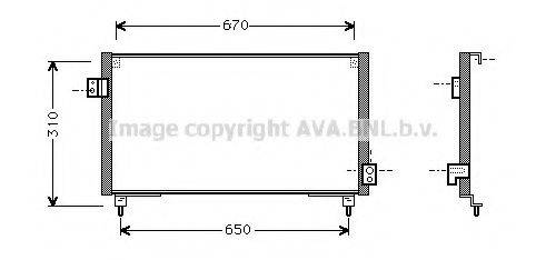AVA QUALITY COOLING SU5031 Конденсатор, кондиционер