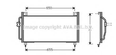 AVA QUALITY COOLING SU5038 Конденсатор, кондиционер