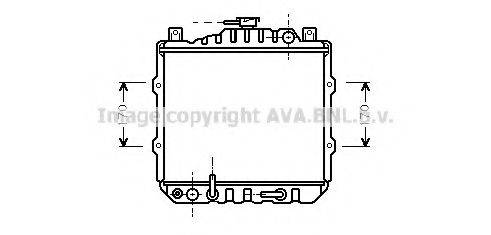 AVA QUALITY COOLING SZ2011 Радиатор, охлаждение двигателя