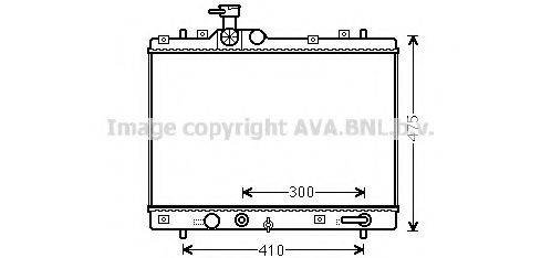 AVA QUALITY COOLING SZ2138 Радиатор, охлаждение двигателя