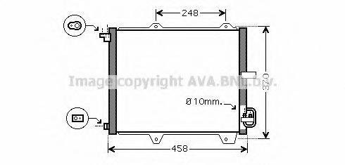 AVA QUALITY COOLING SZ5088 Конденсатор, кондиционер