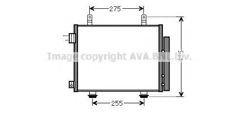 AVA QUALITY COOLING SZ5115D Конденсатор, кондиционер