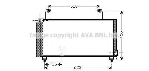 AVA QUALITY COOLING SZA5081D Конденсатор, кондиционер