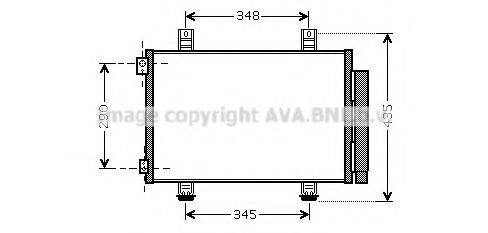 AVA QUALITY COOLING SZA5116D Конденсатор, кондиционер