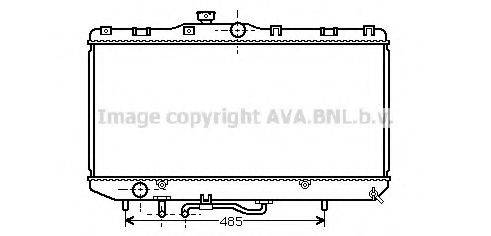 AVA QUALITY COOLING TO2146 Радиатор, охлаждение двигателя