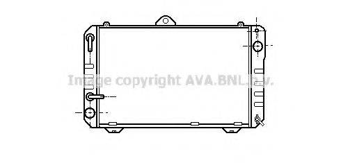 AVA QUALITY COOLING TO2169 Радиатор, охлаждение двигателя