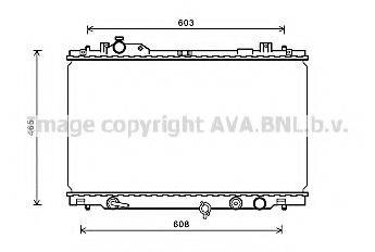 AVA QUALITY COOLING TO2666 Радиатор, охлаждение двигателя