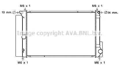 AVA QUALITY COOLING TO2691 Радиатор, охлаждение двигателя