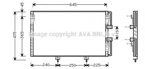 AVA QUALITY COOLING TO5226 Конденсатор, кондиционер