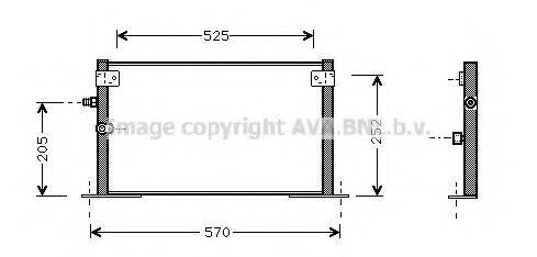 AVA QUALITY COOLING TO5265 Конденсатор, кондиционер