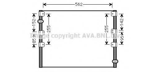 AVA QUALITY COOLING TO5278 Конденсатор, кондиционер