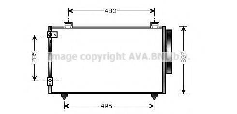 AVA QUALITY COOLING TO5286D Конденсатор, кондиционер