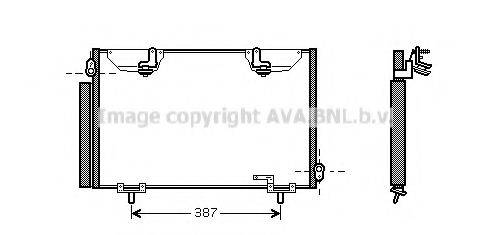 AVA QUALITY COOLING TO5328D Конденсатор, кондиционер