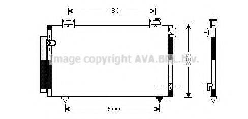 AVA QUALITY COOLING TO5408D Конденсатор, кондиционер