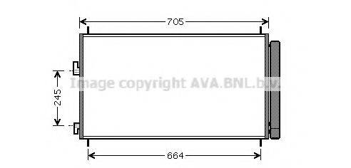 AVA QUALITY COOLING TO5410D Конденсатор, кондиционер