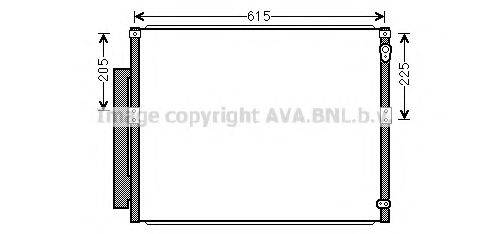 AVA QUALITY COOLING TO5564D Конденсатор, кондиционер