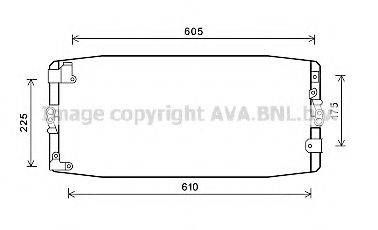 AVA QUALITY COOLING TO5586 Конденсатор, кондиционер