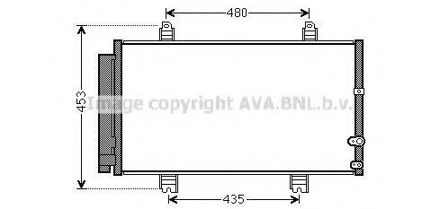 AVA QUALITY COOLING TO5653D Конденсатор, кондиционер