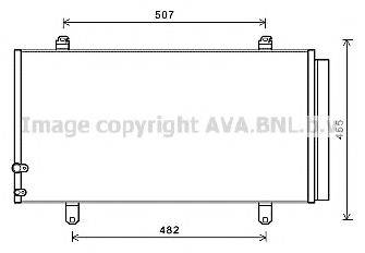 AVA QUALITY COOLING TO5698D Конденсатор, кондиционер