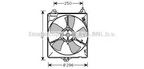 AVA QUALITY COOLING TO7541 Вентилятор, охлаждение двигателя