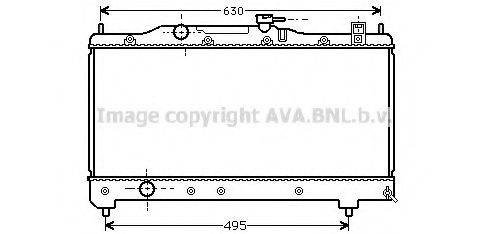 AVA QUALITY COOLING TOA2237 Радиатор, охлаждение двигателя