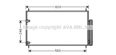 AVA QUALITY COOLING TOA5405D Конденсатор, кондиционер