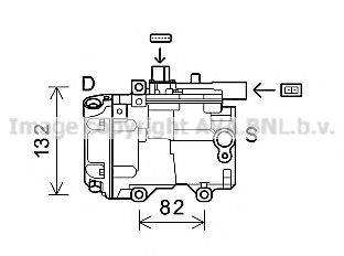 AVA QUALITY COOLING TOK707 Компрессор, кондиционер