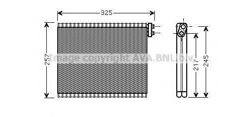 AVA QUALITY COOLING TOV484 Испаритель, кондиционер