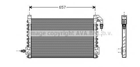 AVA QUALITY COOLING VL5015 Конденсатор, кондиционер