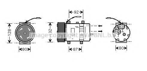 AVA QUALITY COOLING VLK030 Компрессор, кондиционер