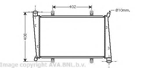 AVA QUALITY COOLING VO2130 Радиатор, охлаждение двигателя