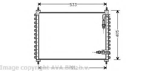 AVA QUALITY COOLING VO5075 Конденсатор, кондиционер