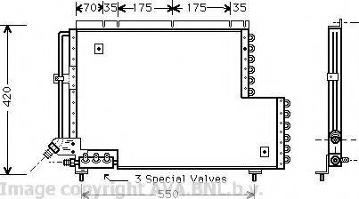 AVA QUALITY COOLING VO5081 Конденсатор, кондиционер