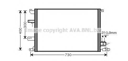 AVA QUALITY COOLING VO5138D Конденсатор, кондиционер