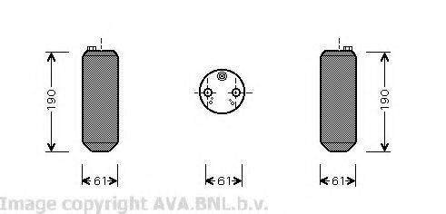 AVA QUALITY COOLING VOD108 Осушитель, кондиционер