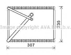 AVA QUALITY COOLING VOV156 Испаритель, кондиционер