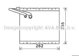 AVA QUALITY COOLING VOV157 Испаритель, кондиционер