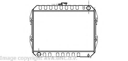 AVA QUALITY COOLING VW2090 Радиатор, охлаждение двигателя