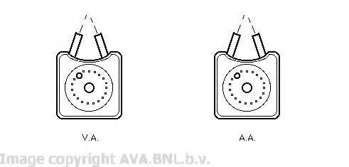 AVA QUALITY COOLING VW3106 масляный радиатор, двигательное масло