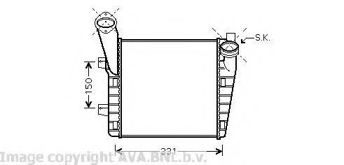 AVA QUALITY COOLING VW4234 Интеркулер