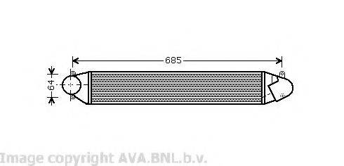 AVA QUALITY COOLING VW4248 Интеркулер