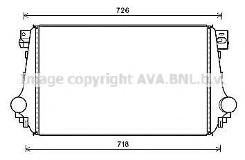 AVA QUALITY COOLING VW4368 Интеркулер