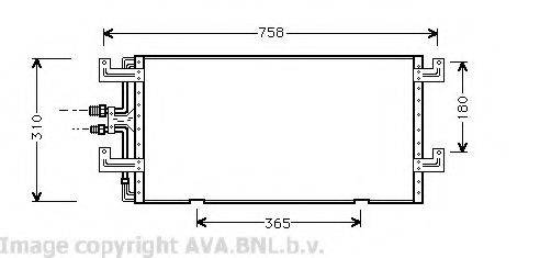 AVA QUALITY COOLING VW5145 Конденсатор, кондиционер